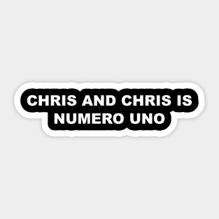 Numero Uno Variant Sticker